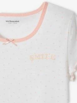 Lot De 2 T-shirts Manches Courtes Volantées Fille Lot Ivoire - Vertbaudet 9 Lot De 2 T-shirts Manches Courtes Volantées Fille Lot Ivoire - Vertbaudet -cyrillus boutique lot de 2 t shirts manches courtes volantees fille 4