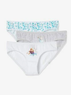Lot De 3 Culottes Disney La Reine Des Neiges 2® Gris Clair Chiné - Reine Des Neiges