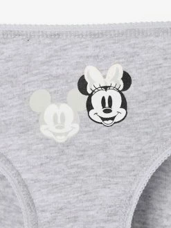 Lot De 3 Culottes Disney Minnie® Gris/blanc Aop - Minnie 11 Lot De 3 Culottes Disney Minnie® Gris/blanc Aop - Minnie -cyrillus boutique lot de 3 culottes disney minnie 5