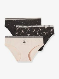 Lot De 3 Culottes Fille Lot Rose - Vertbaudet