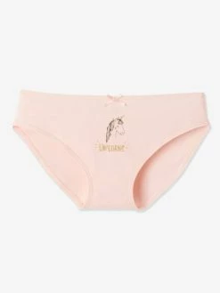 Alternative view of Lot De 3 Culottes Fille Chats Et Licorne Rose Poudré - Vertbaudet