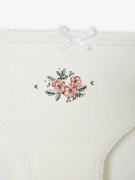 Lot De 3 Culottes Fille En Maille Côtelée écru - Vertbaudet 6 Lot De 3 Culottes Fille En Maille Côtelée écru - Vertbaudet – Image 6