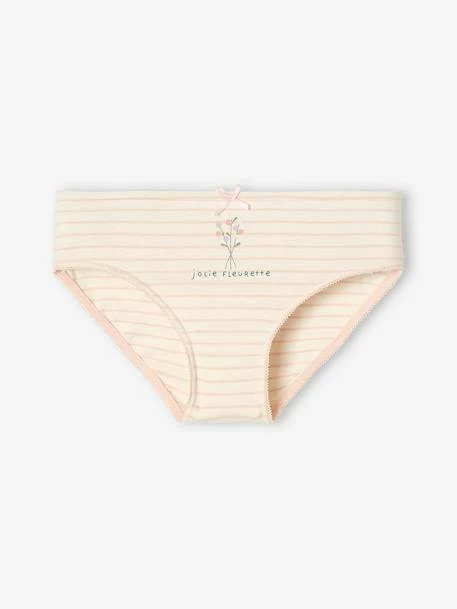 Lot De 3 Culottes Fille Fleurs Lilas - Vertbaudet 3 Lot De 3 Culottes Fille Fleurs Lilas - Vertbaudet – Image 3