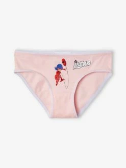Alternative view of Lot De 3 Culottes Fille Miraculous® Rouge / Gris Chiné / Rose - Miraculous