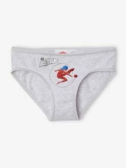 Lot De 3 Culottes Fille Miraculous® Rouge / Gris Chiné / Rose - Miraculous -cyrillus boutique lot de 3 culottes fille miraculous 2