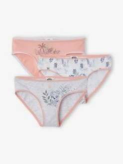 Lot De 3 Culottes Fille Pat Patrouille® Blanc / Rose / Gris Chiné - Pat' Patrouille