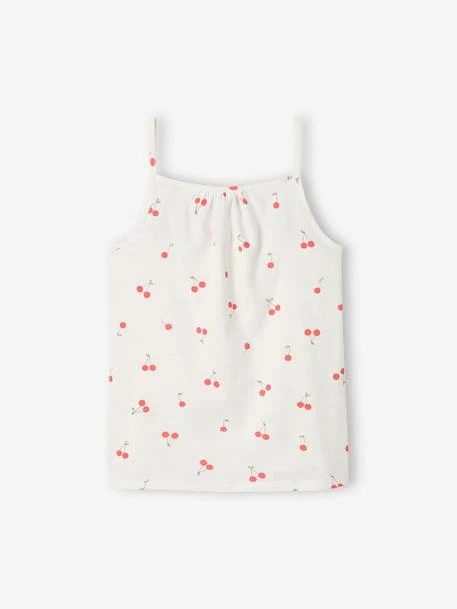 Lot De 3 Débardeurs Basics à Fines Bretelles Fille Framboise - Vertbaudet 3 Lot De 3 Débardeurs Basics à Fines Bretelles Fille Framboise - Vertbaudet – Image 3