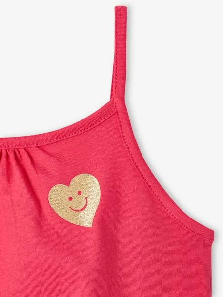 Lot De 3 Débardeurs Basics à Fines Bretelles Fille Framboise - Vertbaudet 6 Lot De 3 Débardeurs Basics à Fines Bretelles Fille Framboise - Vertbaudet – Image 6