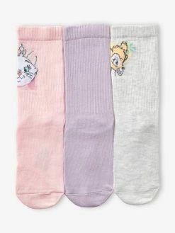 Alternative view of Lot De 3 Paires De Chaussettes Disney® Violet, Rose Et Gris Chiné - Disney