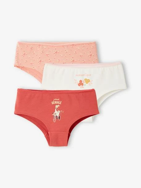 Lot De 3 Shorties Fleurs Et Lama Fille Lot Rose - Vertbaudet 1 Lot De 3 Shorties Fleurs Et Lama Fille Lot Rose - Vertbaudet