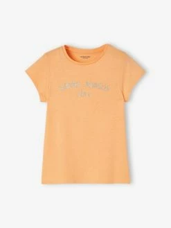 Lot De 3 T-shirts Basics Détails Irisés Fille Lot Sauge - Vertbaudet -cyrillus boutique lot de 3 t shirts basics details irises fille 2
