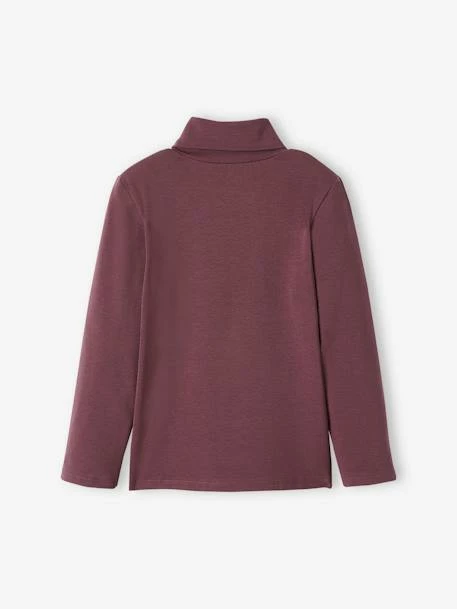 Lot De 3 T-shirts Col Roulé Basics Fille Lot Rose Poudré - Vertbaudet 5 Lot De 3 T-shirts Col Roulé Basics Fille Lot Rose Poudré - Vertbaudet – Image 5