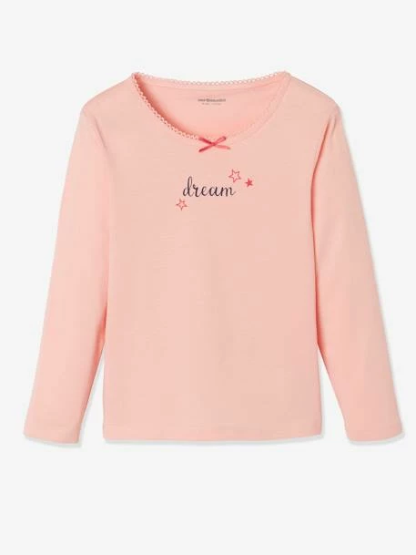 Lot De 3 T-shirts Fille Manches Longues Dream BASICS Lot Ivoire - Vertbaudet 2 Lot De 3 T-shirts Fille Manches Longues Dream BASICS Lot Ivoire - Vertbaudet – Image 2