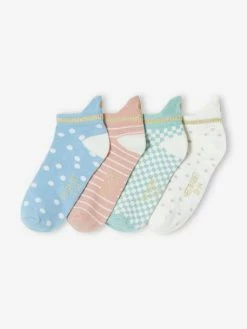 Lot De 4 Paires De Soquettes écru - Vertbaudet