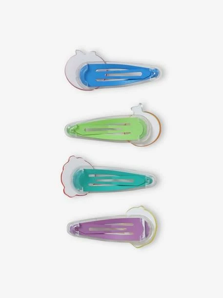 Lot De 4 Pinces Fille Fruits Rose - Vertbaudet 2 Lot De 4 Pinces Fille Fruits Rose - Vertbaudet – Image 2