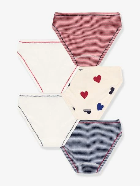 Lot De 5 Culottes En Coton Bio PETIT BATEAU Blanc - Petit Bateau 2 Lot De 5 Culottes En Coton Bio PETIT BATEAU Blanc - Petit Bateau – Image 2