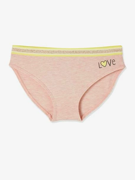 Lot De 5 Culottes Fille Eau De Rose Rayé - Vertbaudet 2 Lot De 5 Culottes Fille Eau De Rose Rayé - Vertbaudet – Image 2