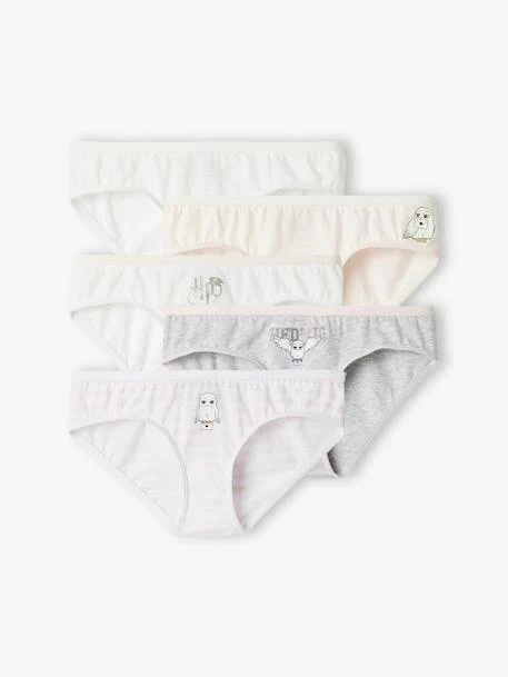 Lot De 5 Culottes Fille Harry Potter® Rose Poudré - Harry Potter 1 Lot De 5 Culottes Fille Harry Potter® Rose Poudré - Harry Potter