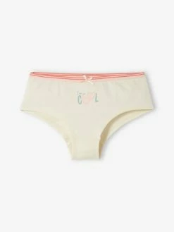 Alternative view of Lot De 5 Shorties Coeurs Fille Lot Rose Et Blanc - Vertbaudet
