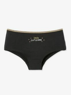 Lot De 5 Shorties Fille Lot Gris Clair Chiné - Vertbaudet -cyrillus boutique lot de 5 shorties fille 5