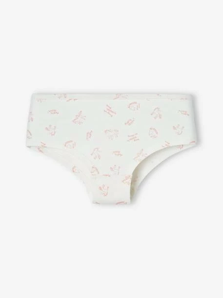 Lot De 5 Shorties Fille Rose Pâle - Vertbaudet 3 Lot De 5 Shorties Fille Rose Pâle - Vertbaudet – Image 3