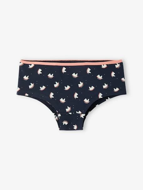 Lot De 5 Shorties Licorne Fille Bouton De Rose Imprime - Vertbaudet 6 Lot De 5 Shorties Licorne Fille Bouton De Rose Imprime - Vertbaudet – Image 6