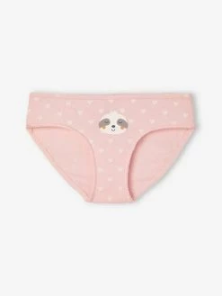 Alternative view of Lot De 7 Culottes Fille Animaux Blanc - Vertbaudet