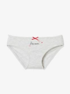 Alternative view of Lot De 7 Culottes Fille Semainier BASICS Lot Ivoire - Vertbaudet