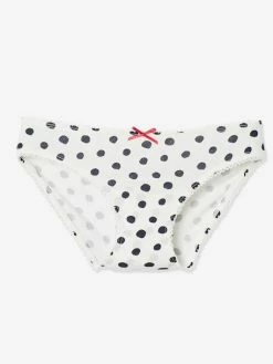 Lot De 7 Culottes Fille Semainier BASICS Lot Ivoire - Vertbaudet -cyrillus boutique lot de 7 culottes fille semainier basics 2