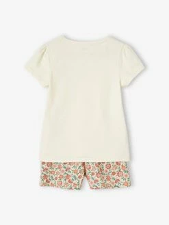 Lot Pyjama + Pyjashort Bohème Fille Vieux Rose - Vertbaudet 9 Lot Pyjama + Pyjashort Bohème Fille Vieux Rose - Vertbaudet -cyrillus boutique lot pyjama pyjashort boheme fille 3