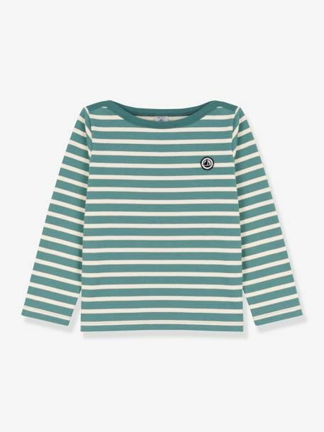 Marinière Coton PETIT BATEAU Rayé Vert - Petit Bateau 1 Marinière Coton PETIT BATEAU Rayé Vert - Petit Bateau