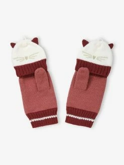 Moufles/mitaines Fille En Maille Brodées Chat Rose Foncé - Vertbaudet 7 Moufles/mitaines Fille En Maille Brodées Chat Rose Foncé - Vertbaudet -cyrillus boutique mouflesmitaines fille en maille brodees chat 3