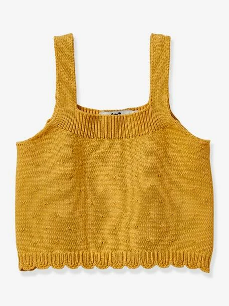 Pull Fille Caraco CYRILLUS Jaune Ocre - Cyrillus 1 Pull Fille Caraco CYRILLUS Jaune Ocre - Cyrillus