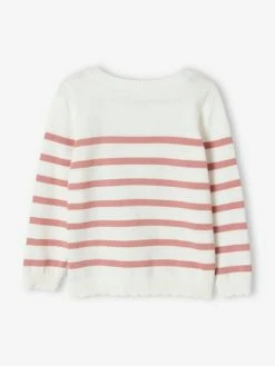 Pull Marinière Fille Détails Festonnés Rayé Bleu - Vertbaudet 11 Pull Marinière Fille Détails Festonnés Rayé Bleu - Vertbaudet -cyrillus boutique pull mariniere fille details festonnes 5