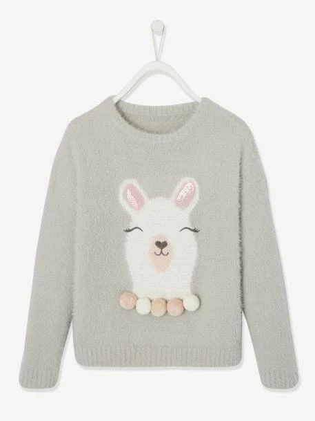 Pull Tout Doux à Sequins Fille Motif Jacquard Fantaisie Rose Blush - Vertbaudet 1 Pull Tout Doux à Sequins Fille Motif Jacquard Fantaisie Rose Blush - Vertbaudet