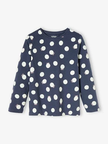 Pyjama à Pois Fille Marine - Vertbaudet 2 Pyjama à Pois Fille Marine - Vertbaudet – Image 2