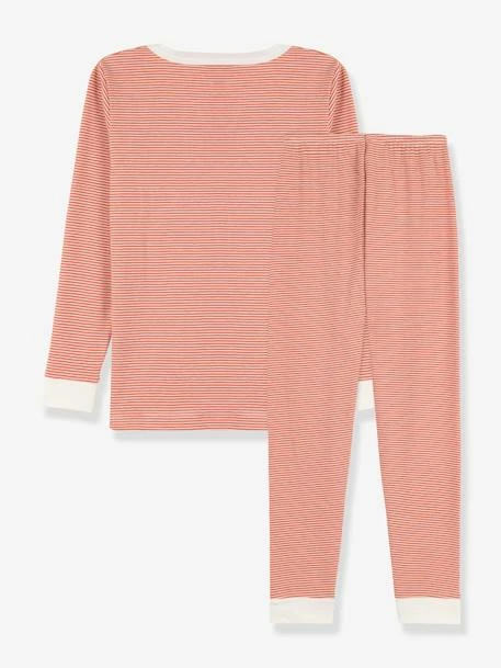 Pyjama Ajusté Milleraies - PETIT BATEAU Rose - Petit Bateau – Image 2