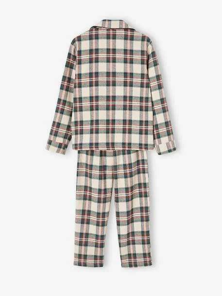 Pyjama De Noël Enfant Capsule Famille En Flanelle écru - Vertbaudet 4 Pyjama De Noël Enfant Capsule Famille En Flanelle écru - Vertbaudet – Image 4