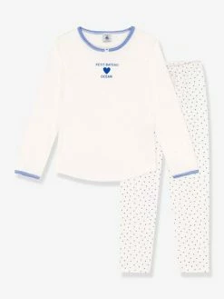 Pyjama En Coton Bio PETIT BATEAU Blanc - Petit Bateau