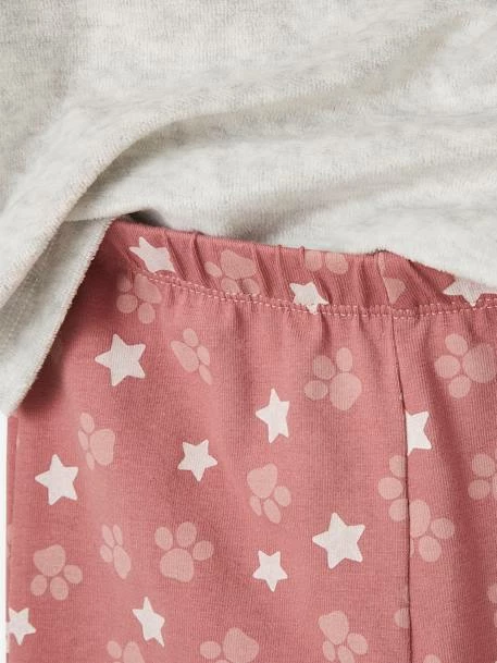 Pyjama Fille Bi-matière Pat'Patrouille® Gris Chiné Et Rose - Pat' Patrouille 4 Pyjama Fille Bi-matière Pat'Patrouille® Gris Chiné Et Rose - Pat' Patrouille – Image 4