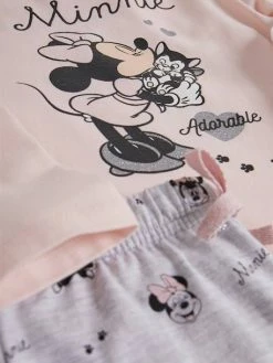 Pyjama Fille Disney Minnie® Bas Gris Extra Light/haut Rose - Minnie