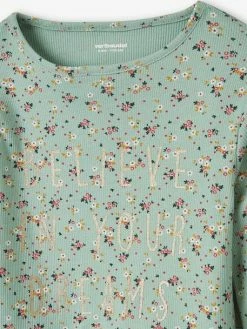 Pyjama Fille Fleuri En Maille Côtelée Light Sauge - Vertbaudet 10 Pyjama Fille Fleuri En Maille Côtelée Light Sauge - Vertbaudet -cyrillus boutique pyjama fille fleuri en maille cotelee 4
