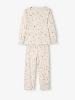 Pyjama Imprimé En Maille Côtelée Fille Rose Clair - Vertbaudet 9 Pyjama Imprimé En Maille Côtelée Fille Rose Clair - Vertbaudet -cyrillus boutique pyjama imprime en maille cotelee fille 3
