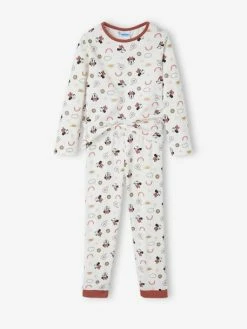 Pyjama Long Fille Disney® Minnie Blanc Imprimé - Minnie