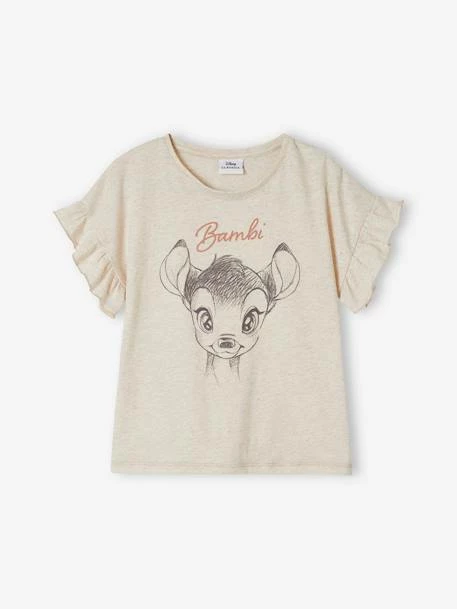 Pyjashort Fille Disney® Bambi Beige Chiné - Disney 2 Pyjashort Fille Disney® Bambi Beige Chiné - Disney – Image 2