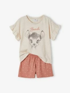Pyjashort Fille Disney® Bambi Beige Chiné - Disney