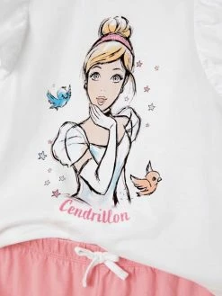 Pyjashort Fille Disney® Cendrillon Blanc - Disney 9 Pyjashort Fille Disney® Cendrillon Blanc - Disney -cyrillus boutique pyjashort fille disney cendrillon 4