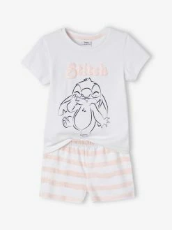 Pyjashort Fille Disney® Stitch Rayé Rose - 321