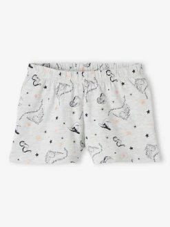 Pyjashort Fille Harry Potter® Gris Chiné - Harry Potter 7 Pyjashort Fille Harry Potter® Gris Chiné - Harry Potter -cyrillus boutique pyjashort fille harry potter 2