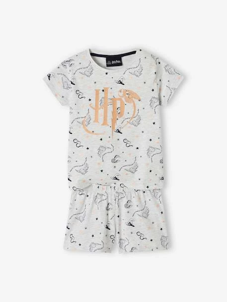 Pyjashort Fille Harry Potter® Gris Chiné - Harry Potter 1 Pyjashort Fille Harry Potter® Gris Chiné - Harry Potter